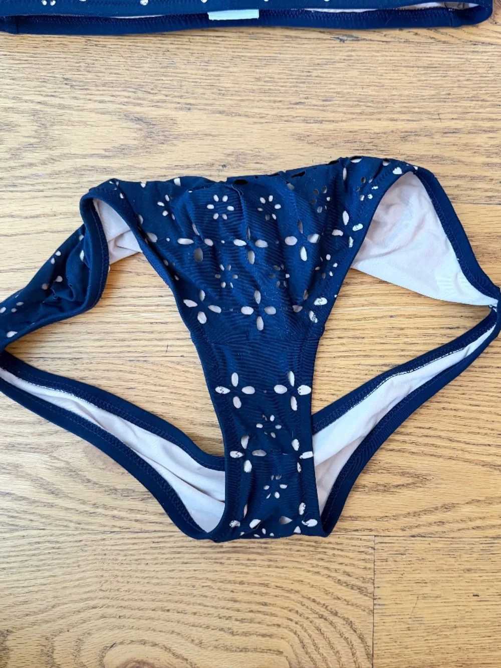 J. Crew Strapless Bikini Bandeau and Bikini Bottom Set (Size XS)